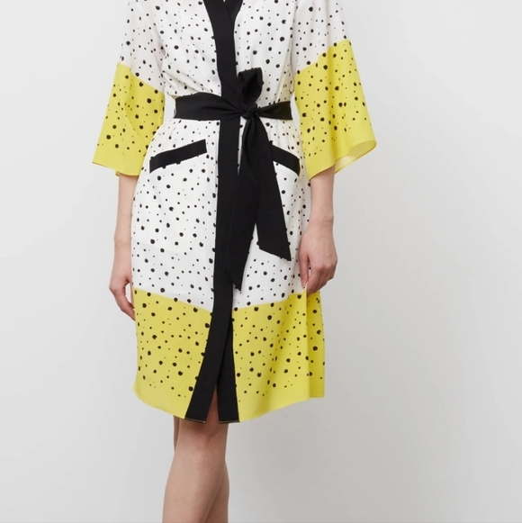 Per Se | Kimono Silk Dress Size 12 NWT - Picture 13 of 13